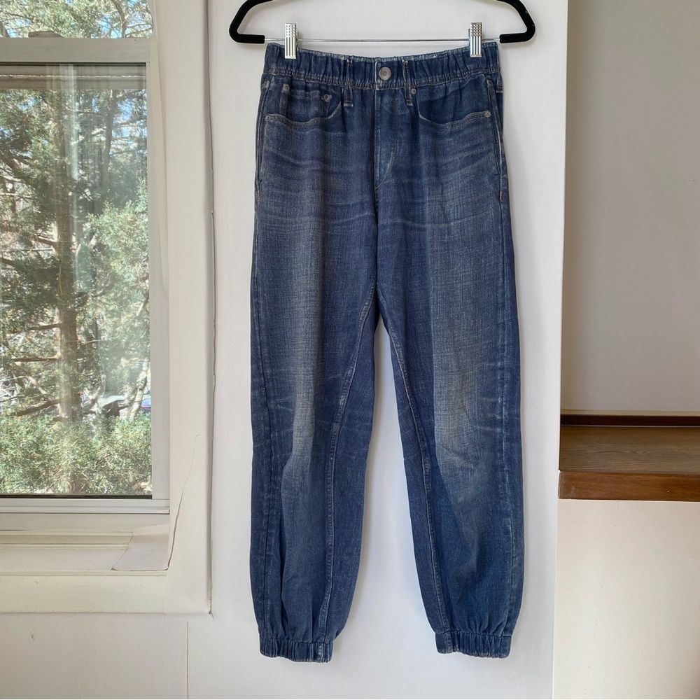 Rag & Bone Miramar Sweatpant Jogger Jeans Blue Medium